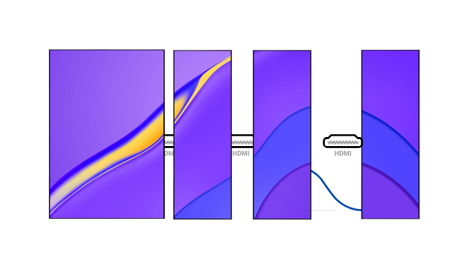 LED-Leinwand im Einsatz